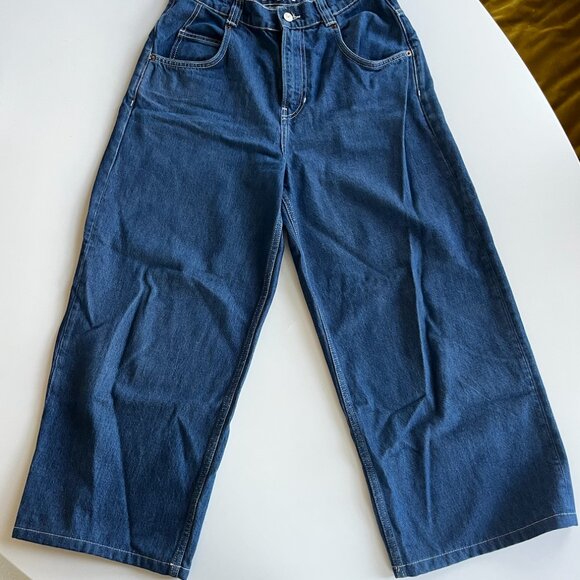 Reformation skater baggy high rise straight jeans - Picture 2 of 4